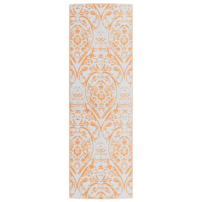 Tappeto da Esterni ARAKIL Arancione e Bianco 80x250 cm in PP