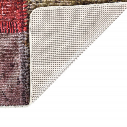 Tappeto Lavabile Patchwork 160x230 cm Multicolore Antiscivolo