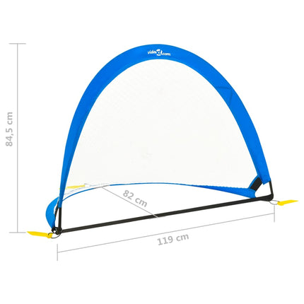 Set Porte da Calcio per Bambini 2 pz con Borsa 119x82x84,5 cm