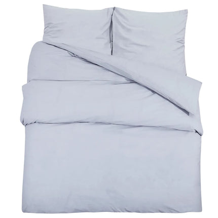 Set Copripiumino Grigio 200x220 cm in Cotone