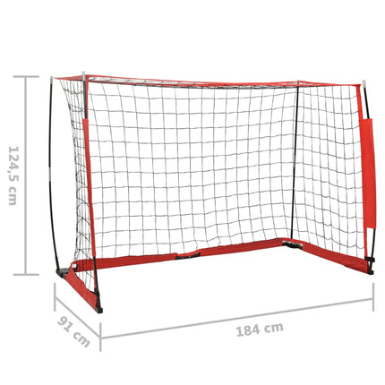 Porta da Calcio 184x91x124,5 cm in Acciaio