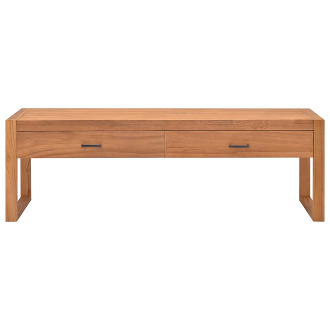 Mobile Porta TV 120x40x45 cm in Legno Massello di Teak