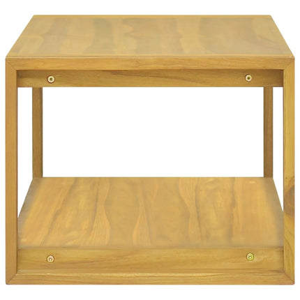 Mobile da Bagno a Parete 110x45x35 cm in Legno Massello di Teak