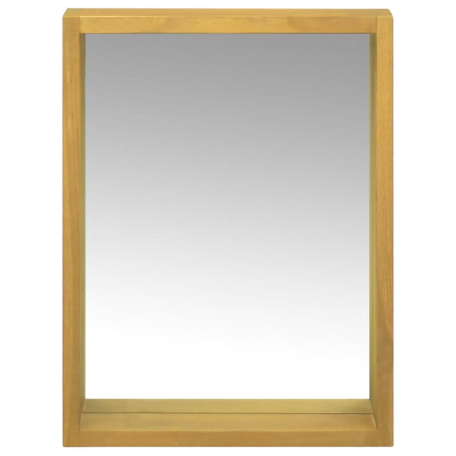 Mobile a Specchio 30x10x40 cm in Legno Massello di Teak