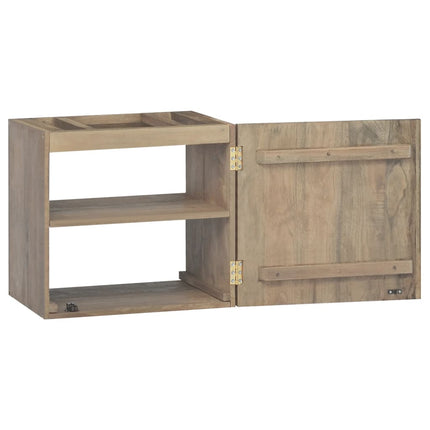Mobile da Bagno a Parete 45x30x40 cm in Legno Massello di Teak