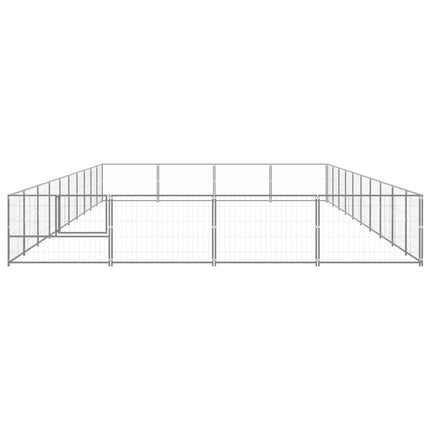Gabbia per Cani Argento 40 mÃƒâ€šÃ‚Â² in Acciaio