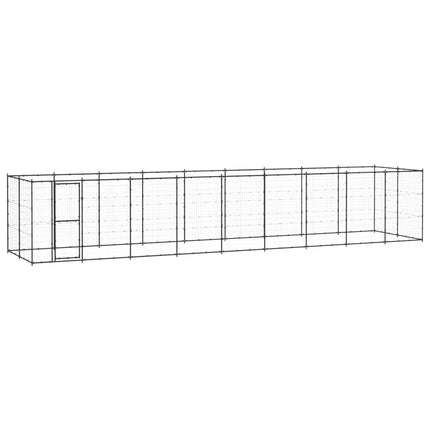 Gabbia per Cani da Esterno in Acciaio 21,78 mÂ²