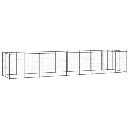 Gabbia per Cani da Esterno in Acciaio 21,78 mÂ²
