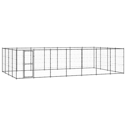 Gabbia per Cani da Esterno in Acciaio 33,88 mÂ²