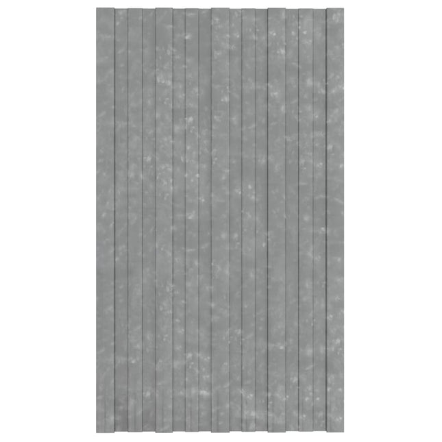Pannelli da Tetto 12 pz in Acciaio Zincato Argento 80x45 cm