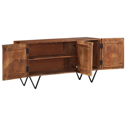 Credenza 110x35x56 cm in Legno Massello di Mango
