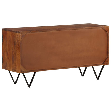 Credenza 110x35x56 cm in Legno Massello di Mango