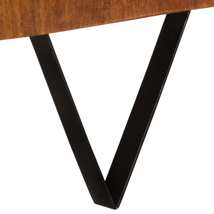 Credenza 110x35x56 cm in Legno Massello di Mango