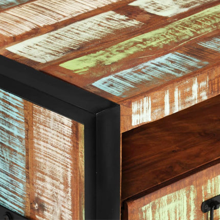 Tavolino da Salotto 100x50x41 cm in Legno Massello di Recupero