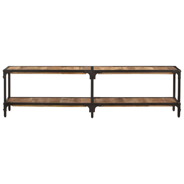 Mobile Porta TV 150x30x41 cm in Legno Massello di Mango