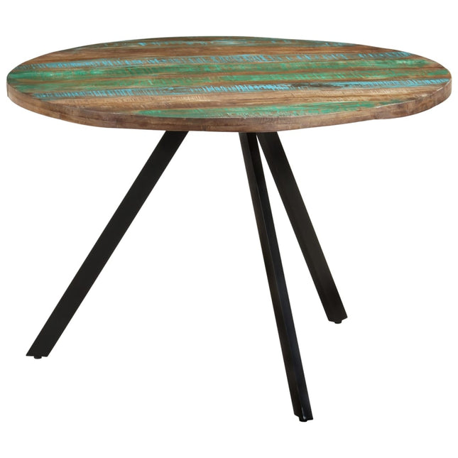 Tavolo da Pranzo 110x75 cm in Legno Massello di Recupero
