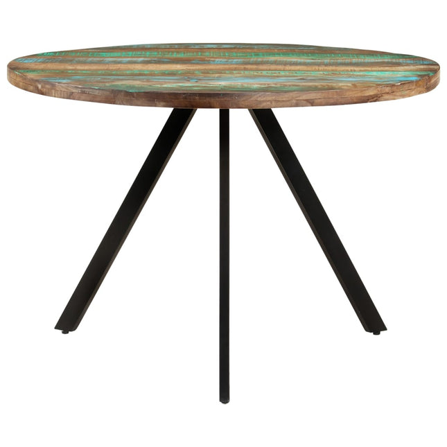 Tavolo da Pranzo 110x75 cm in Legno Massello di Recupero