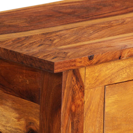 Credenza con 3 Cassetti 110x30x80 cm Legno Massello di Acacia