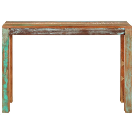 Tavolo Consolle 110x35x76 cm in Legno Massello di Recupero