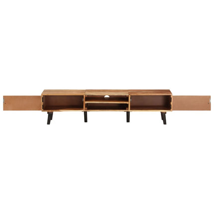 Mobile Porta TV 145x35x35 cm in Legno Massello di Acacia