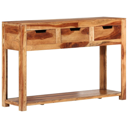 Tavolo Consolle 110x35x75 cm in Legno Massello di Acacia