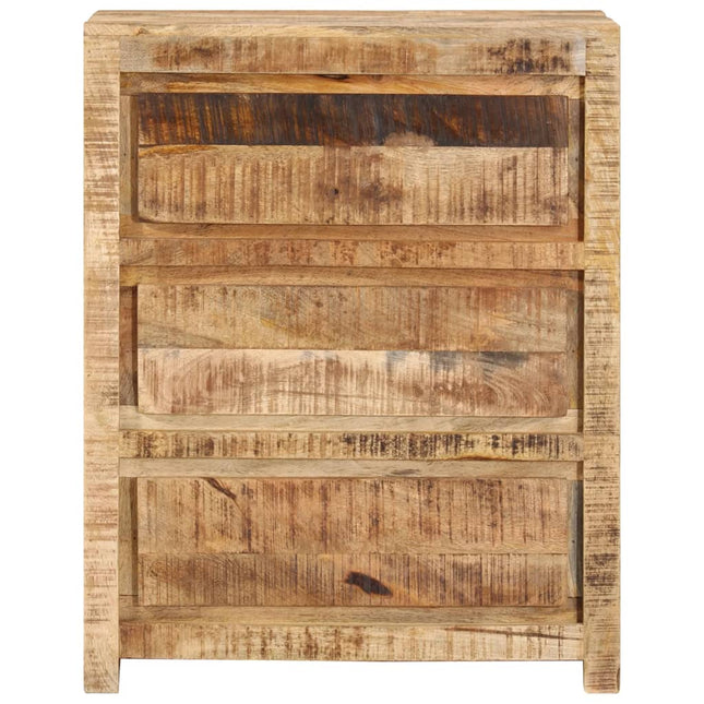 Cassettiera 60x33x75 cm in Legno Massello di Mango