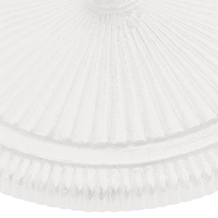 Base per Ombrellone Bianca 45x45x30 cm in Ghisa