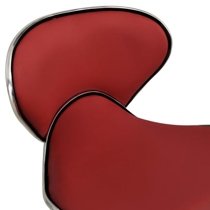 Sedia da Ufficio Rosso Vino in Similpelle