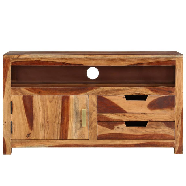 Mobile Porta TV 90x34,5x50 cm in Legno Massello di Acacia