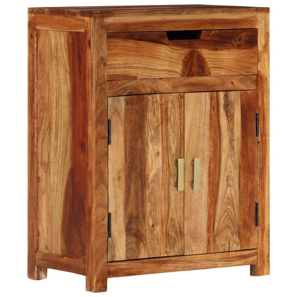 Credenza 58,5x35x75,5 cm in Legno Massello di Acacia
