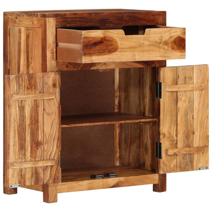 Credenza 58,5x35x75,5 cm in Legno Massello di Acacia