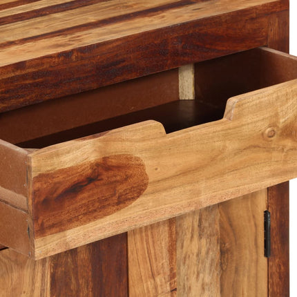 Credenza 58,5x35x75,5 cm in Legno Massello di Acacia