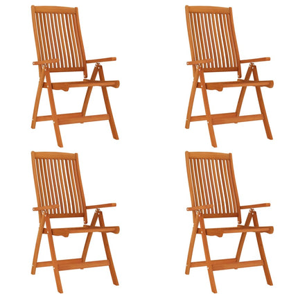 Set da Pranzo per Giardino 7 pz in Legno Massello di Eucalipto
