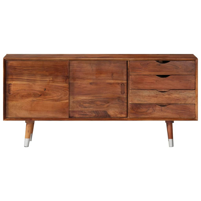 Mobile Porta TV 118x30x55 cm in Legno Massello di Acacia