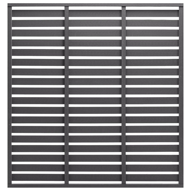 Pannello di Recinzione in WPC 180x180 cm Grigio