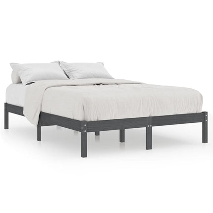 Giroletto Grigio in Legno Massello 135x190 cm Double