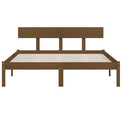 Giroletto senza Materasso Ambrato in Legno di Pino 120x200 cm