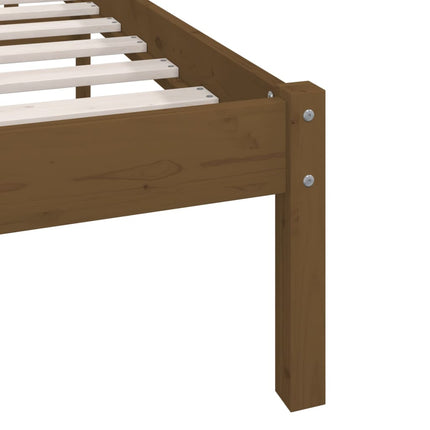 Giroletto senza Materasso Ambrato in Legno di Pino 120x200 cm