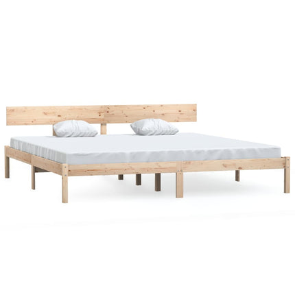 Giroletto senza Materasso in Legno Massello 200x200 cm