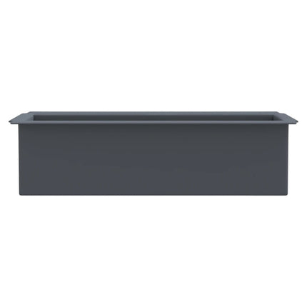 Fioriere per Europallet 12 pz Grigio 36x13,5x9,5 cm in PP