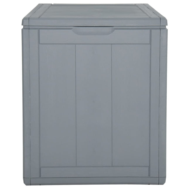 Baule da Giardino 90 L Grigio in Rattan PP