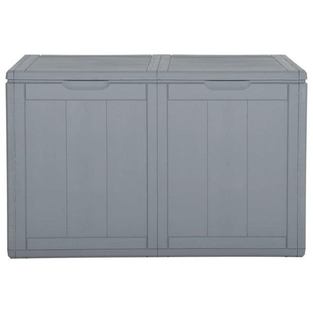 Baule da Giardino 180 L Grigio in Rattan PP