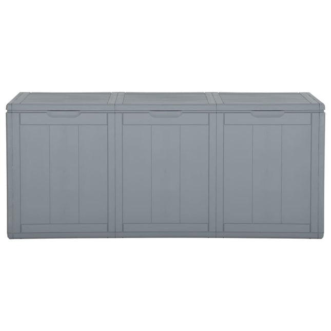 Baule da Giardino 270 L Grigio in Rattan PP