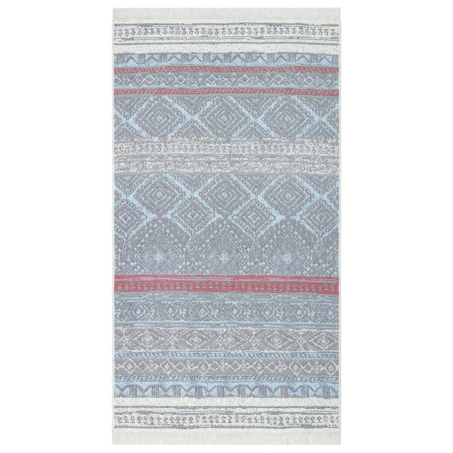 Tappeto Rosa e Acqua 120x180 cm in Cotone