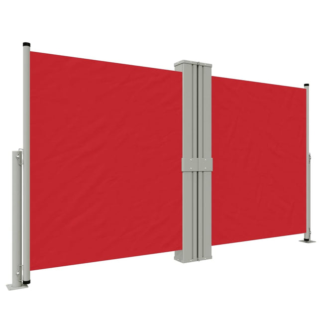 Tenda Laterale Retrattile Rossa 140x1200 cm