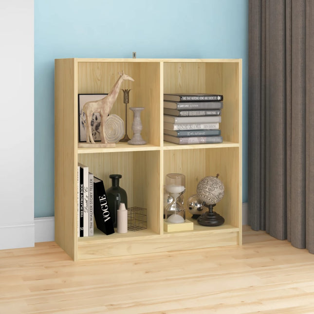 Credenza 70x33x76 cm in Legno Massello di Pino
