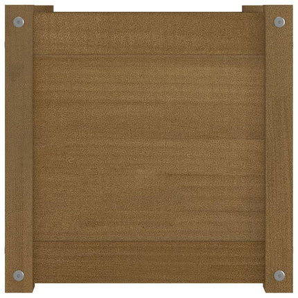 Fioriere 2 pz Ambra 40x40x81 cm in Legno Massello di Pino