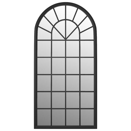 Specchio Nero 90x45 cm Ferro per Uso Interno
