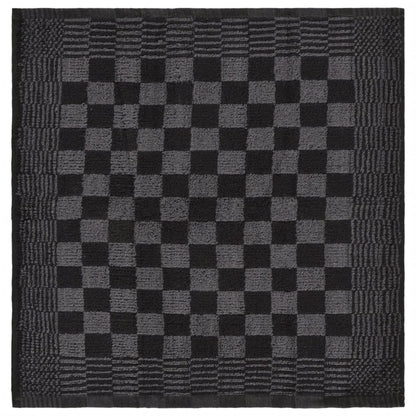Set Strofinacci 15 pz con Guanti da Forno e Presine Cotone Nero