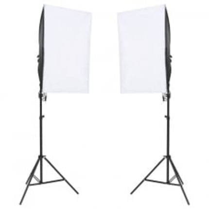 Kit per Studio Fotografico con Set Luci, Fondale e Riflettore
